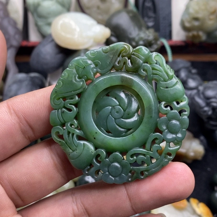 【闪购商品】和田玉（碧玉）颈饰未镶嵌在*闲