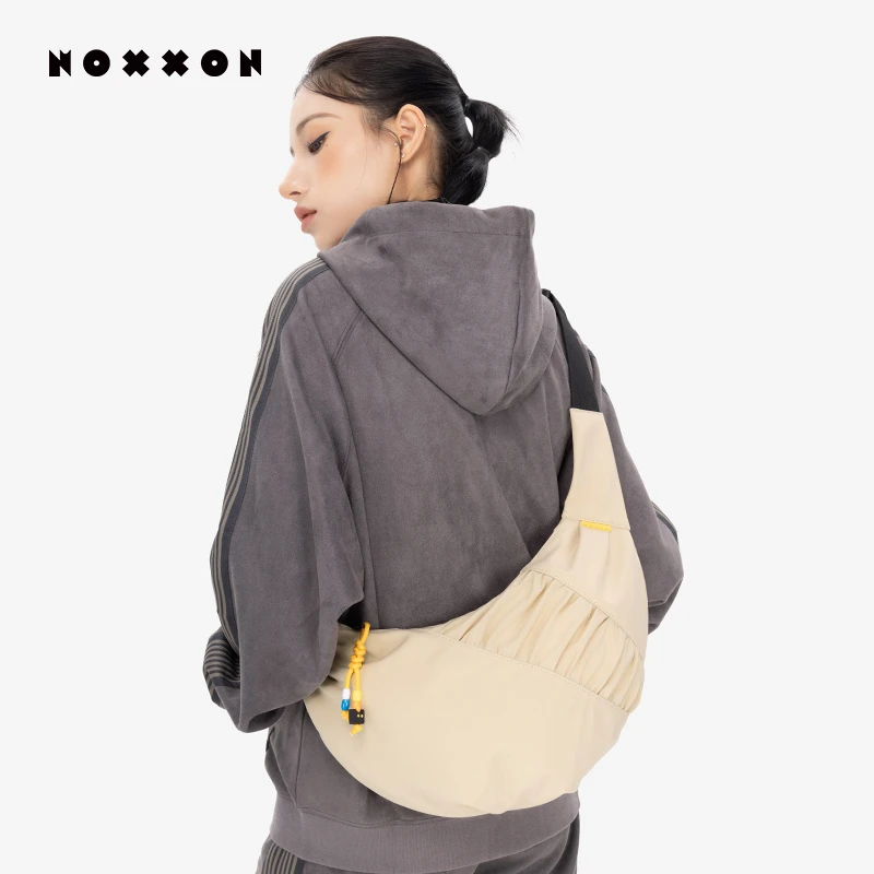 NOXXON运动高级感小众轻便单肩骑行挎包女式大容量斜挎胸包ND0166