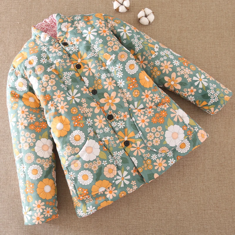 棉花手工内胆棉衣女 大人棉袄妈妈装 成人保暖加厚棉服冬拜年服