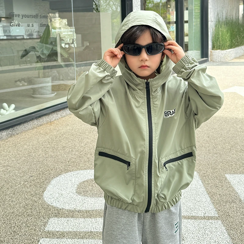 【UPF50+】男童外套夏季新款中大童薄款防晒服户外衣|24bd05