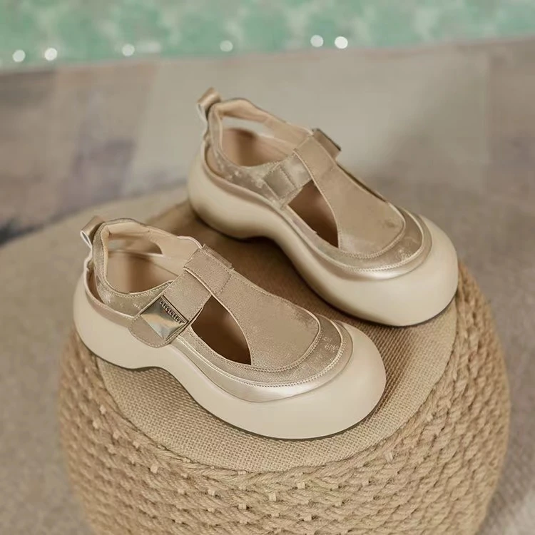 夏季新款松糕厚底低帮潮流运动休闲透气韩版百搭时尚女鞋257