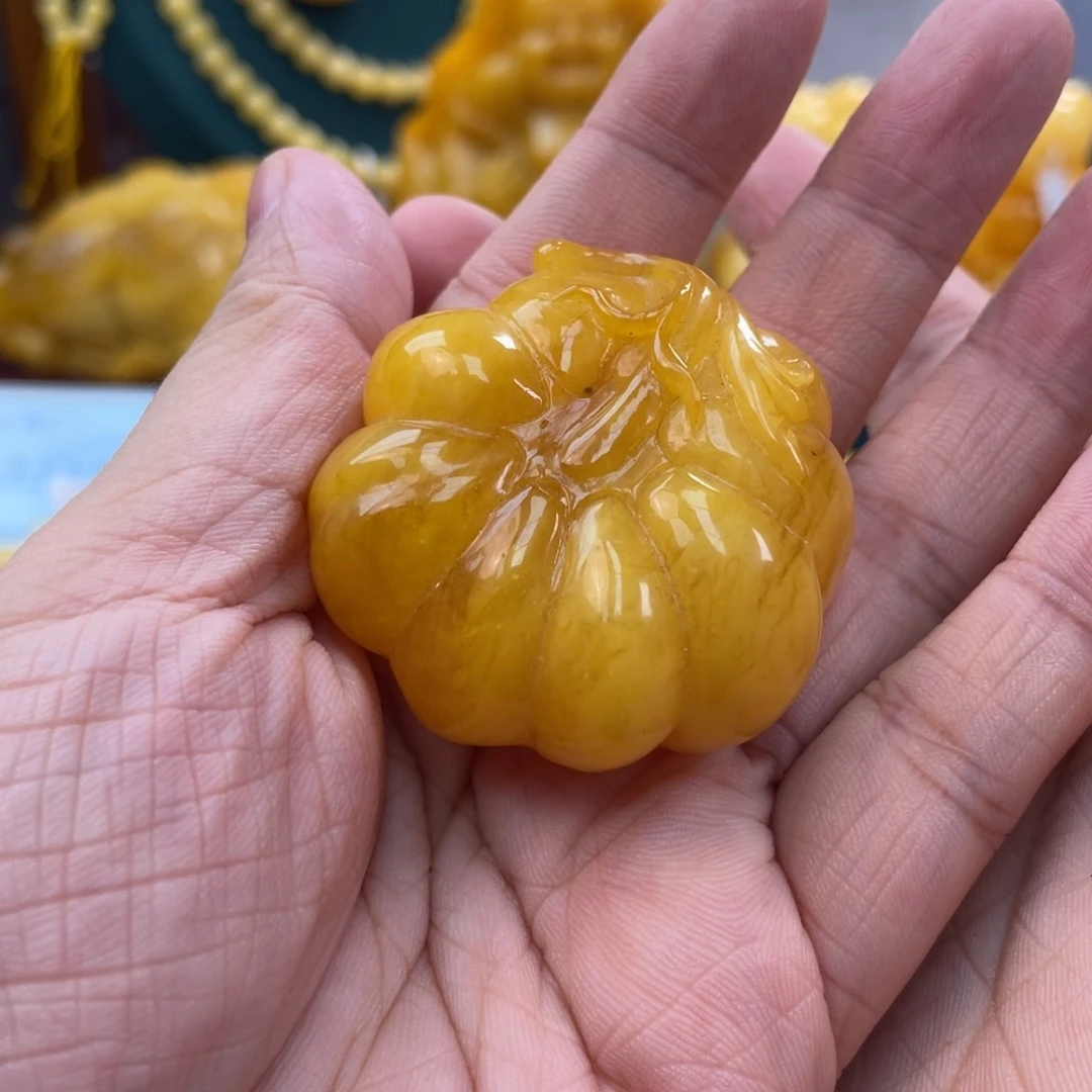 琥珀裸石未镶嵌琥珀蜜蜡
