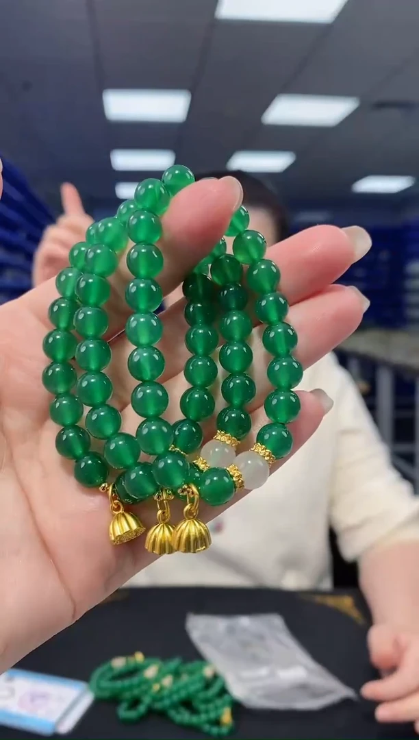 【闪购商品】玛瑙/玉髓手串银S925镶嵌