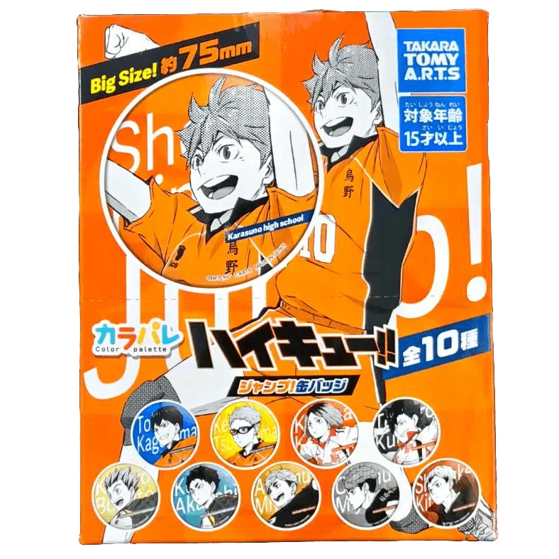 【排球】 排球少年 跳跃击球大吧唧 日谷 吧唧 全10种(盲盒代拆)