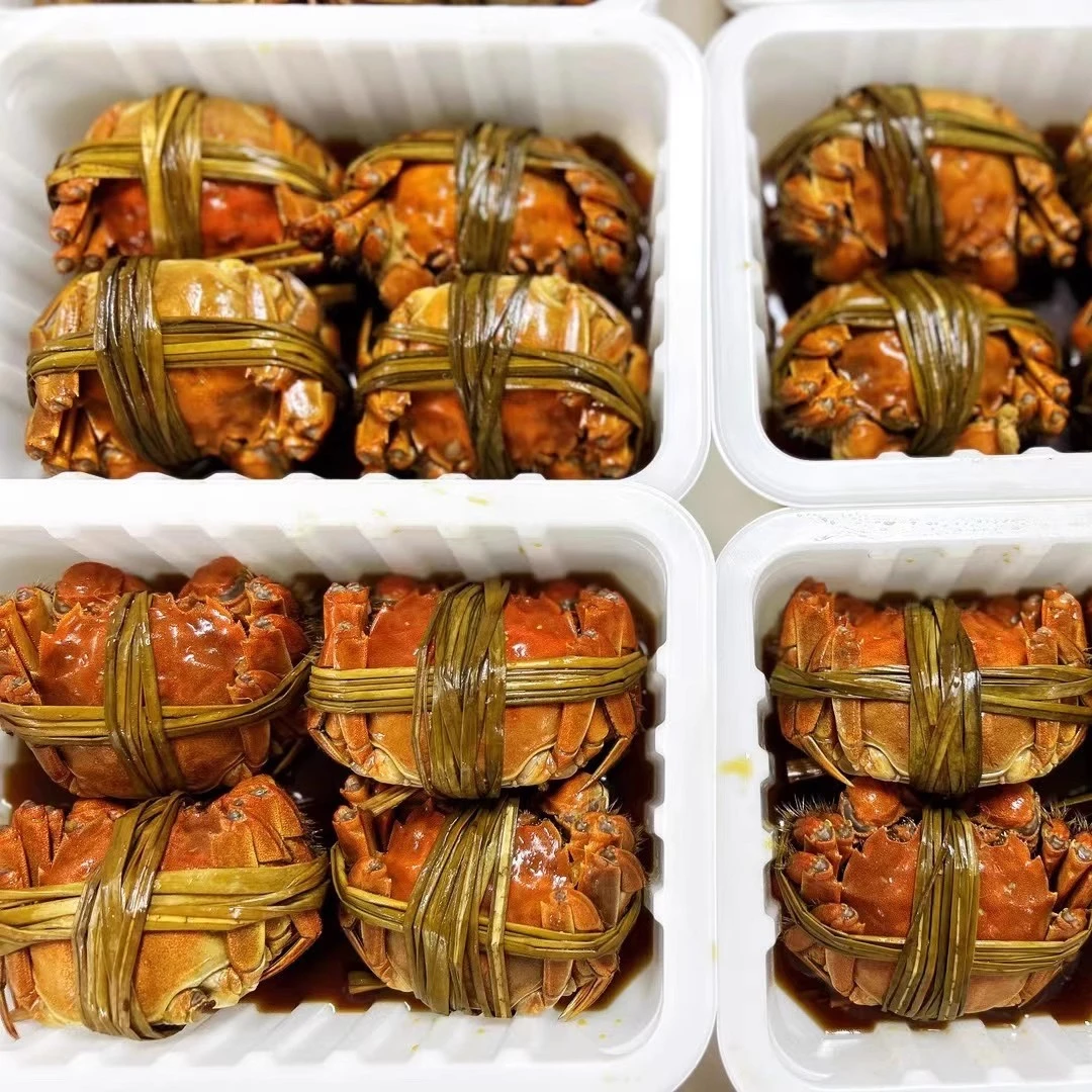 花雕蟹醉蟹腌制螃蟹熟食 全母