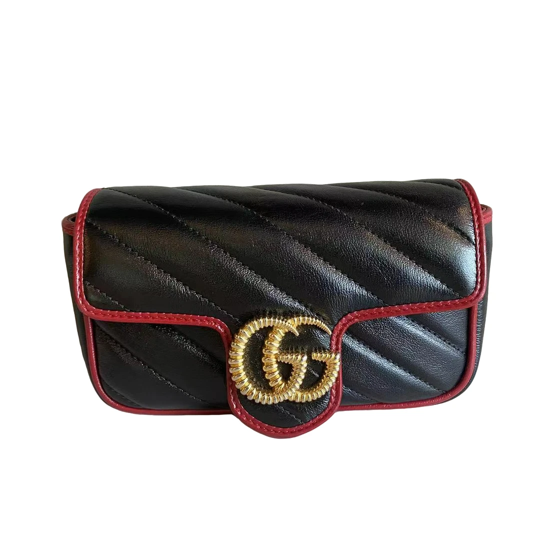 95新 GUCCI/古驰 GUCCI/古驰 marmont mini斜挎包bwz