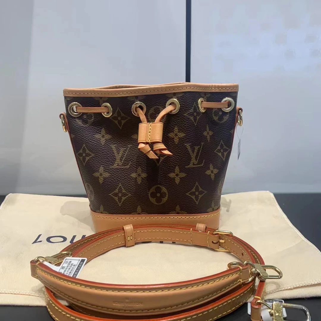 95新 LV lv noe nano老花水桶斜挎包bwz8785