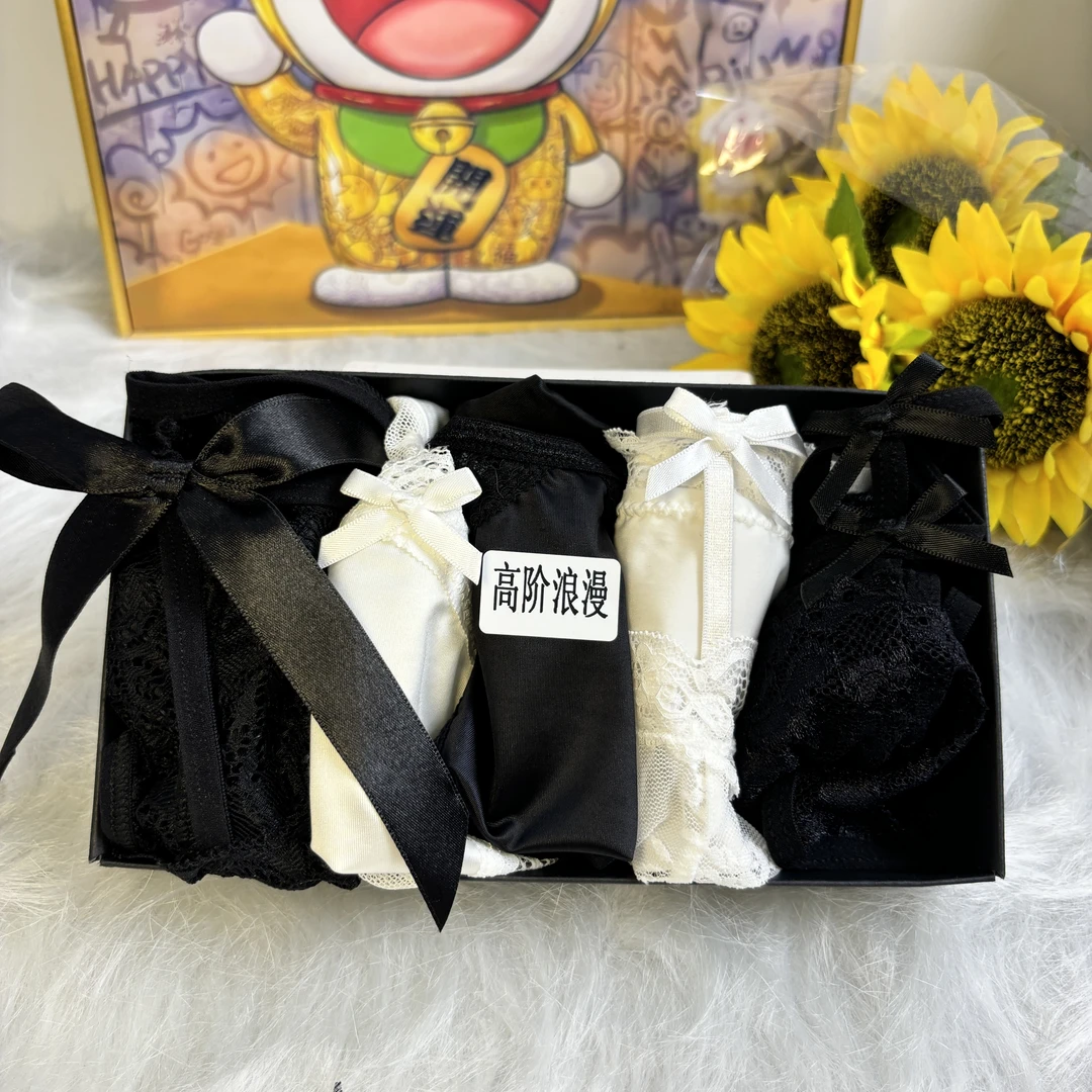 5条装混搭款福利组合性感女士少女纯欲诱惑蕾丝内裤百搭时尚打底