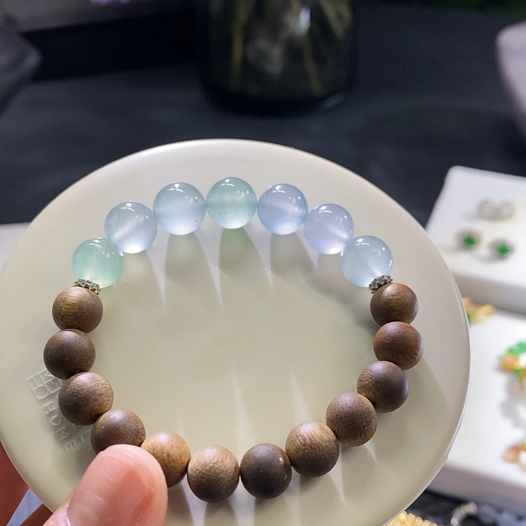 翡翠手链未镶嵌手串