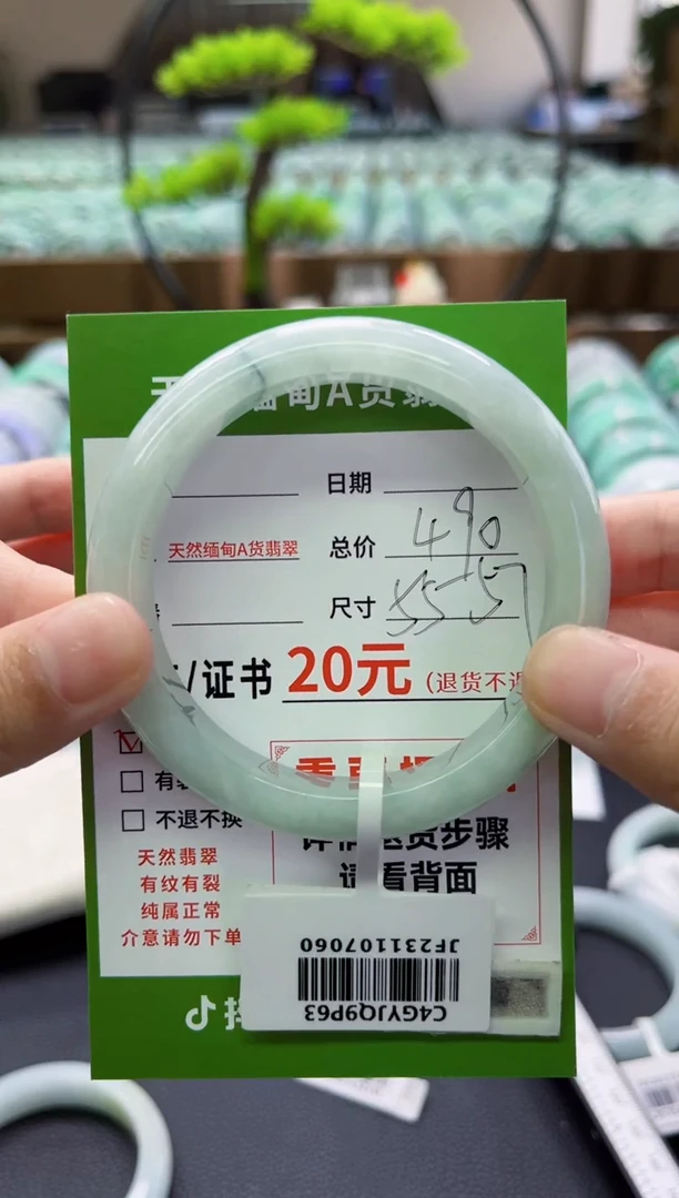 【闪购商品】翡翠手镯未镶嵌JF231107060