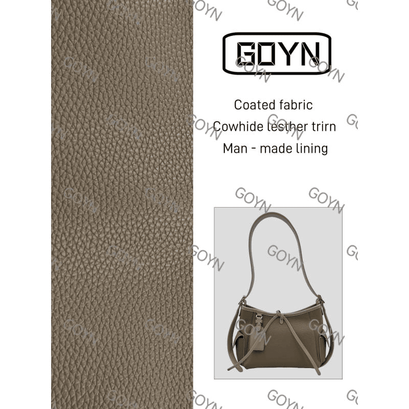 GOYN手工真皮女包腋下斜挎包饺子大象灰色0136