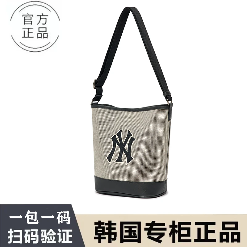 潮流经典复古ny包百搭单肩斜挎水桶包托特通勤包女休闲la时尚包