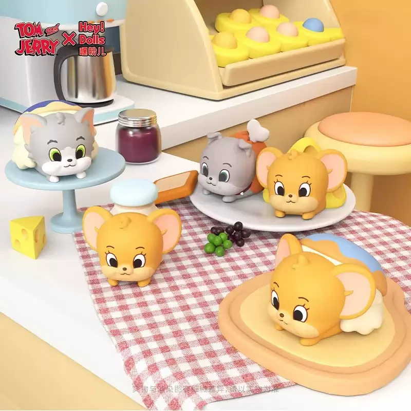 【拆盒】嘿粉儿-猫和老鼠探索美食屋系列-只只摆件盲盒