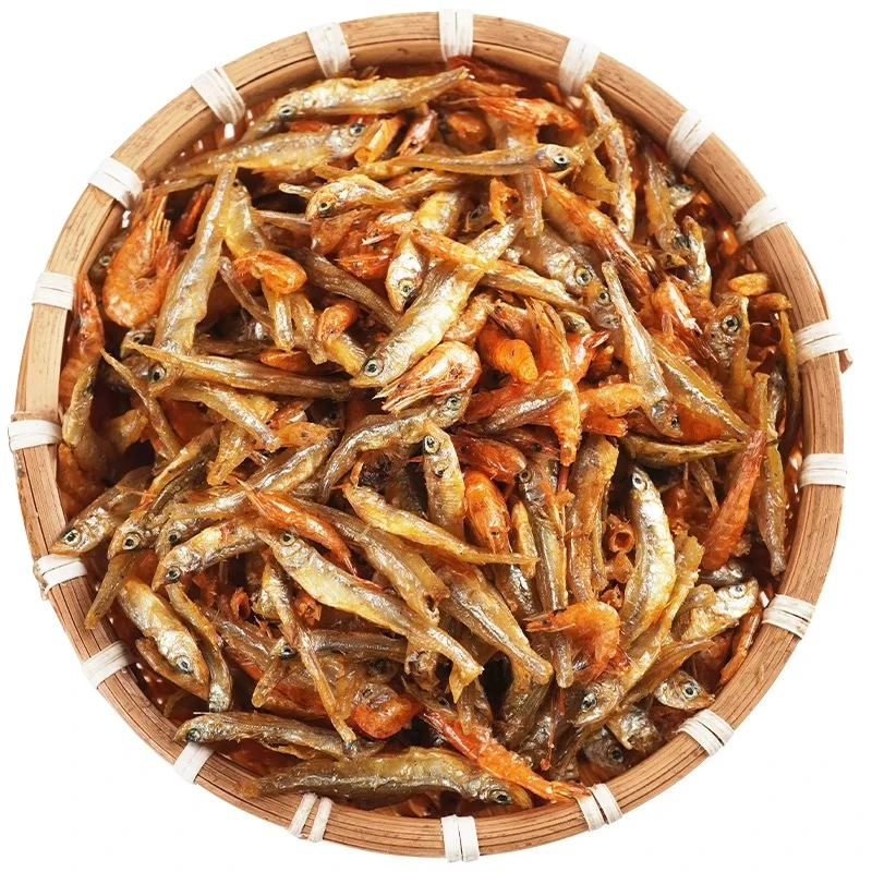 【新货】淡水无盐小鱼小虾混合装淡水鱼干货散装250/500g/袋