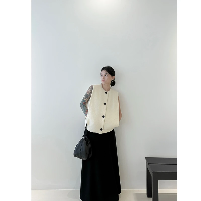 极简微茧型马甲外套