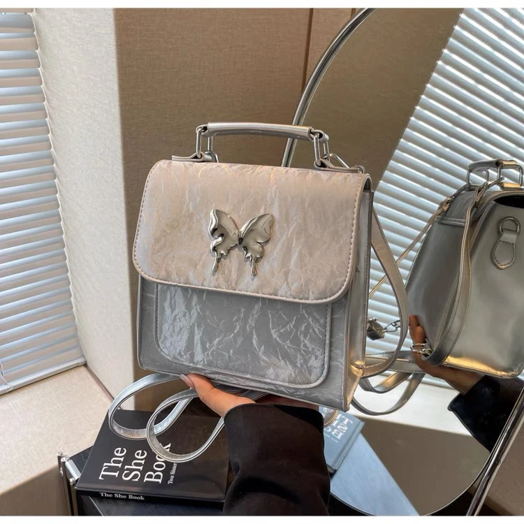 小豆子小众设计感包包女款2025新款双肩包女时尚学院风通勤书包