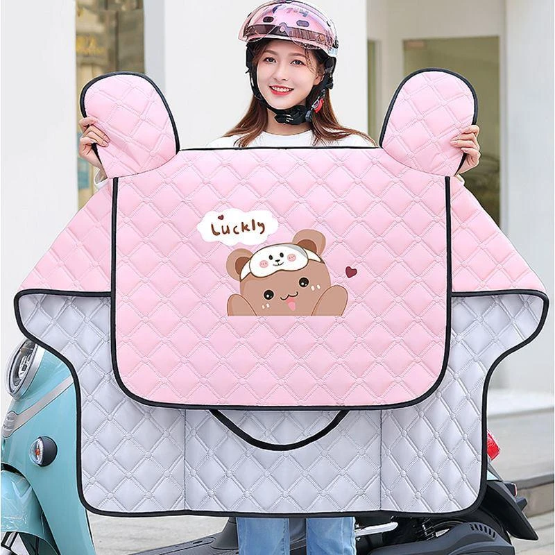 秋天挡风被电动摩托车防寒分体中厚电瓶车夏季双面防雨水四季通用