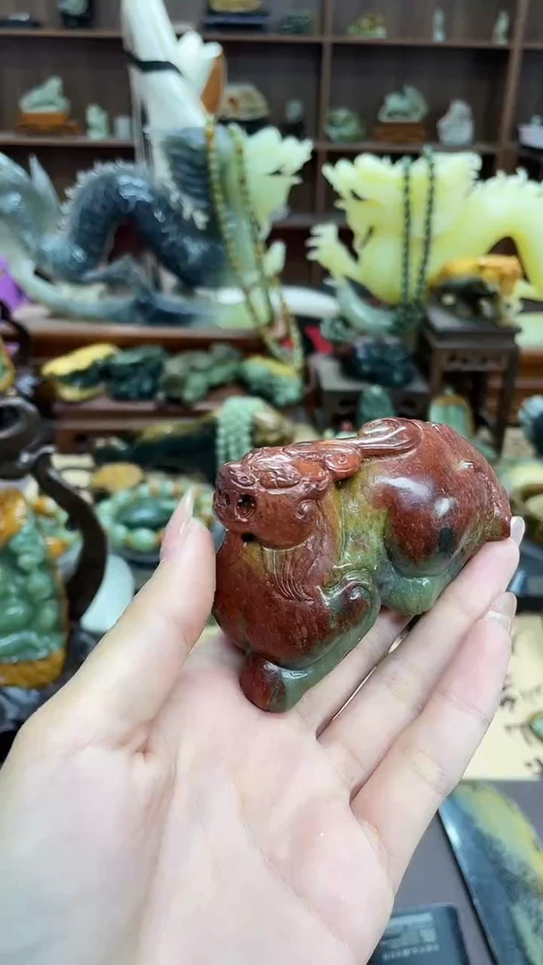 【闪购商品】岫岩河磨玉（透闪石质玉）手把未镶嵌手把