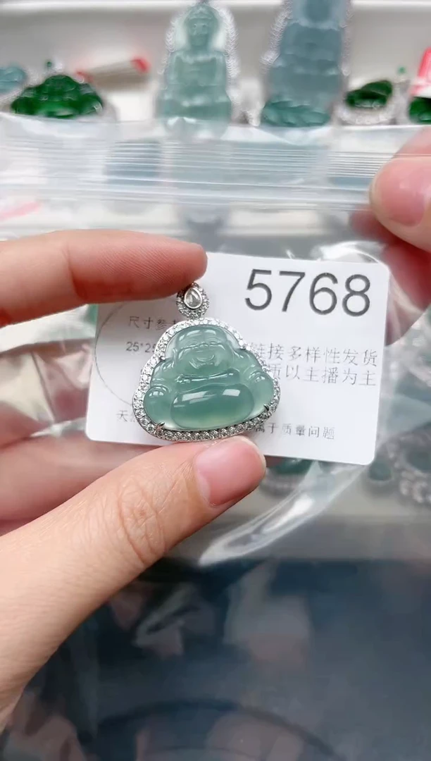 【闪购商品】翡翠颈饰未镶嵌5768(赠皮绳)