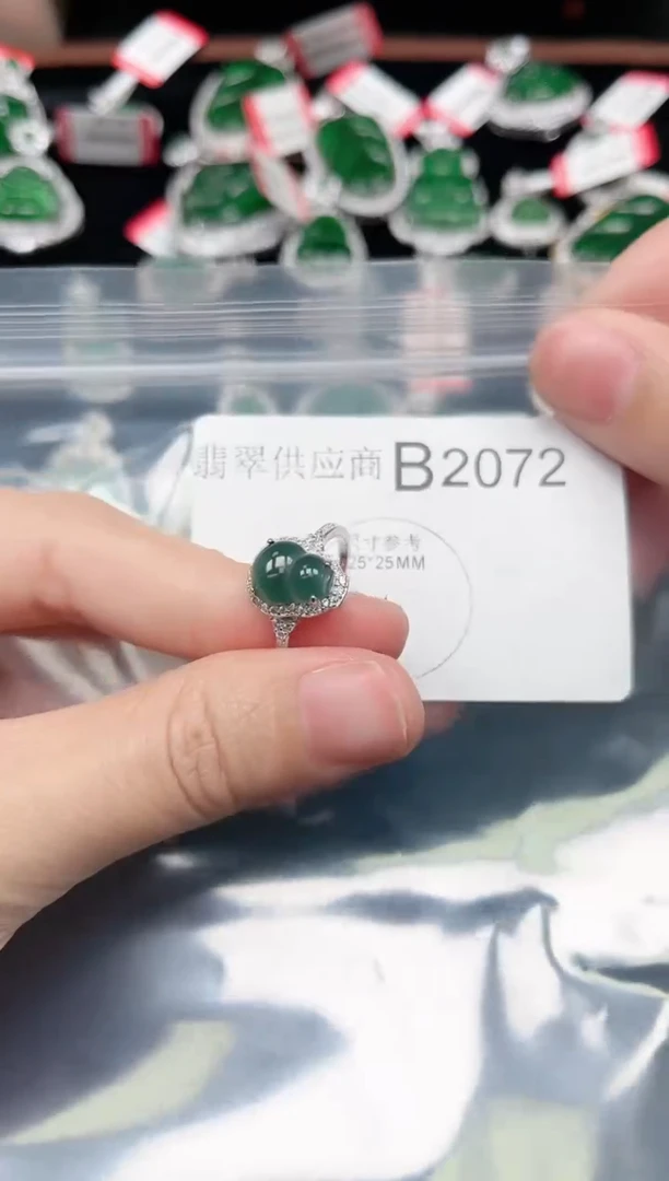 【闪购商品】翡翠颈饰未镶嵌2072赠皮绳