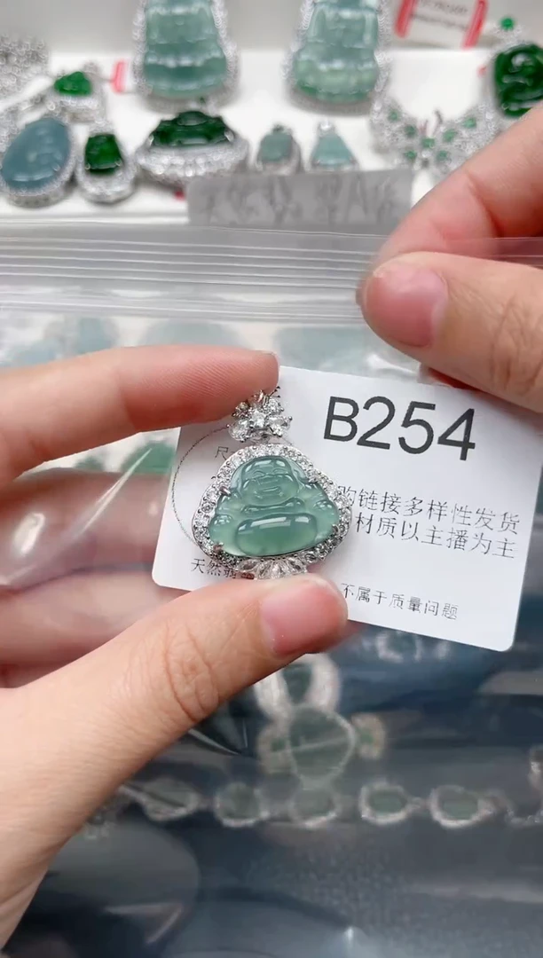 【闪购商品】翡翠颈饰未镶嵌254赠皮绳