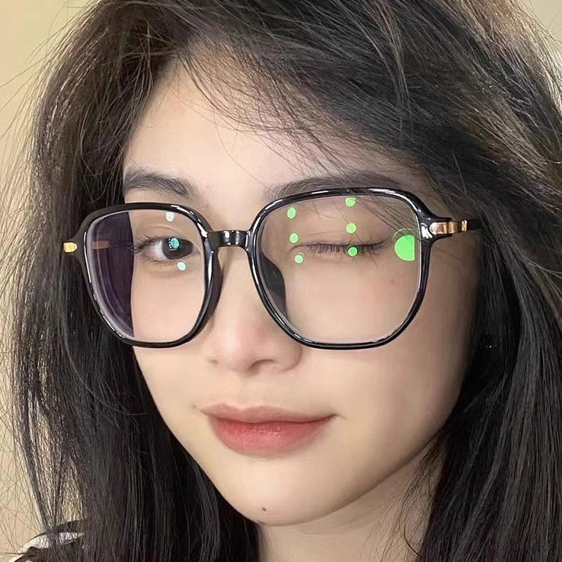 轻黑色近视眼镜框女可配度数防蓝光网上配散光方圆脸男眼睛镜架