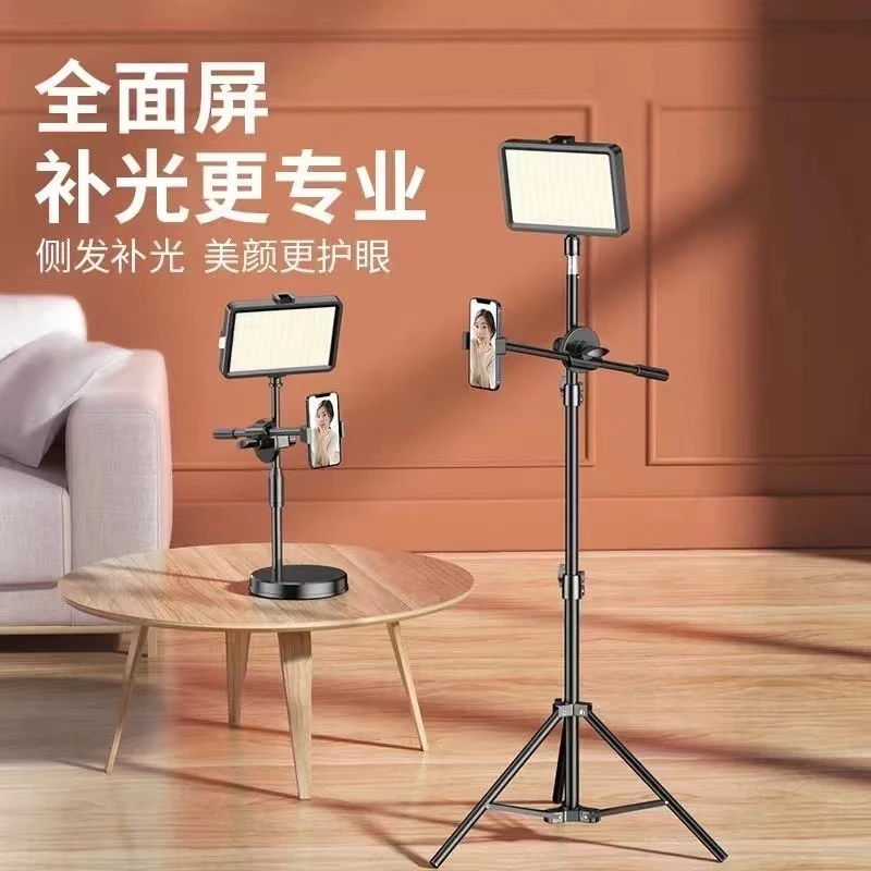 6寸8寸LED平板灯摄影拍照补光灯室内主播美颜拍摄专业方形灯批发