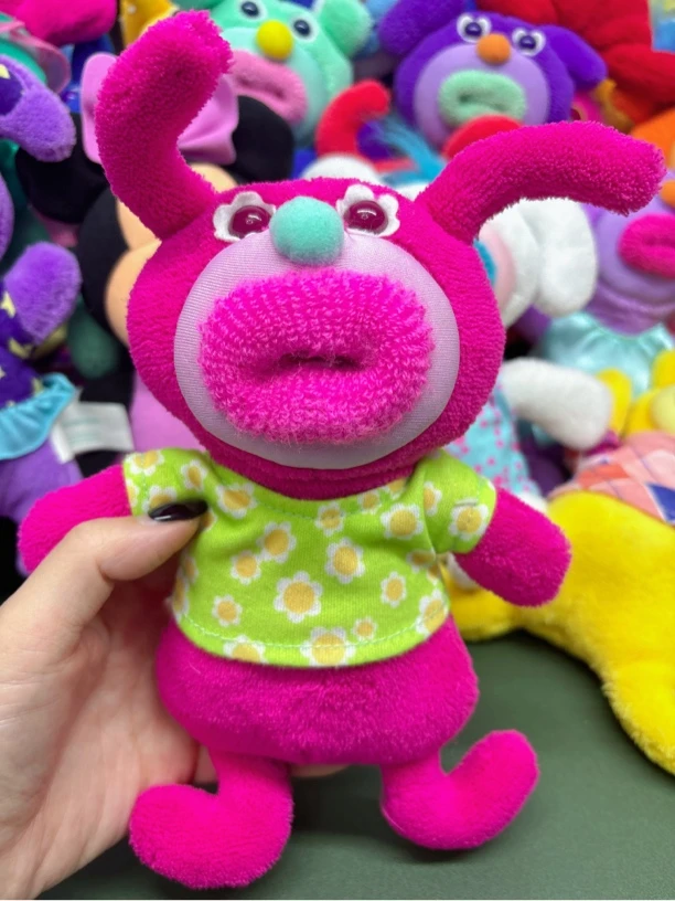 sing-a-ma-jigs香肠嘴唱歌娃娃O嘴娃娃玫红娃娃