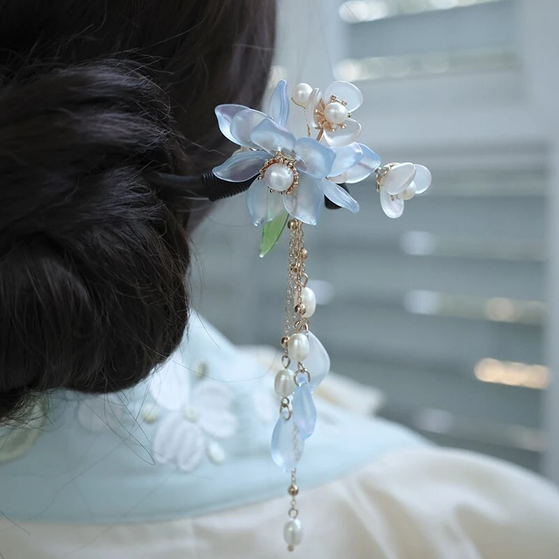 发簪女盘发木簪子简约现代日常头饰汉服清幽兰