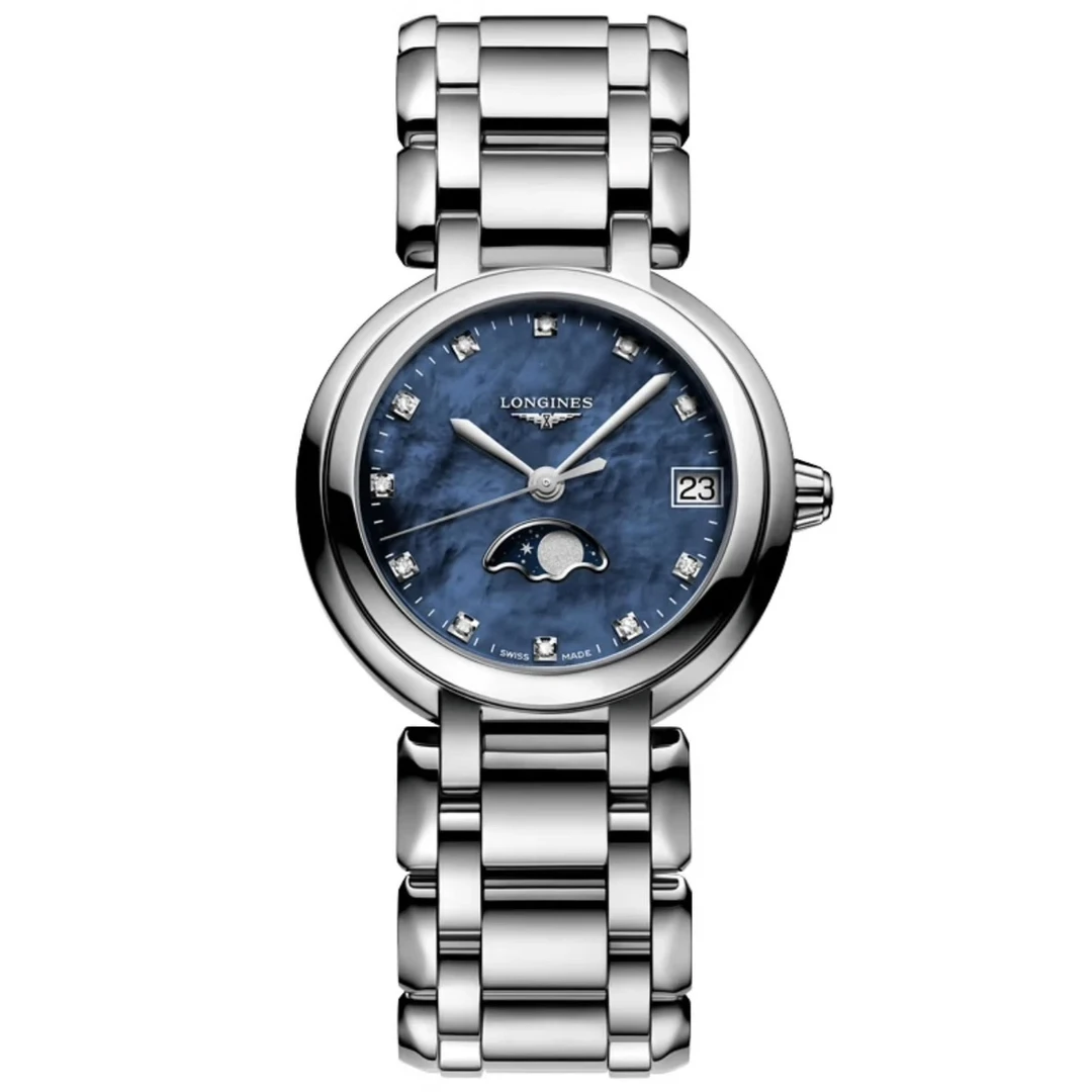 99新 Longines/浪琴 星月月相3970/24全套/30.5mm女士时尚百搭表
