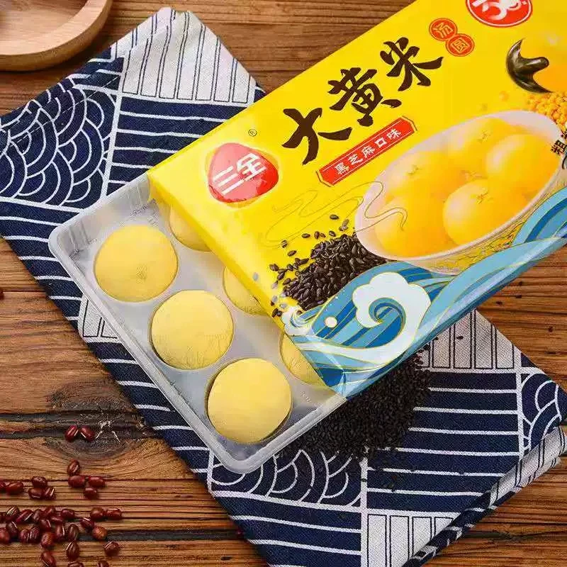 大黄米黑芝麻花生大汤圆手工芋圆元宵冷冻速食正宗大黄米汤圆特大