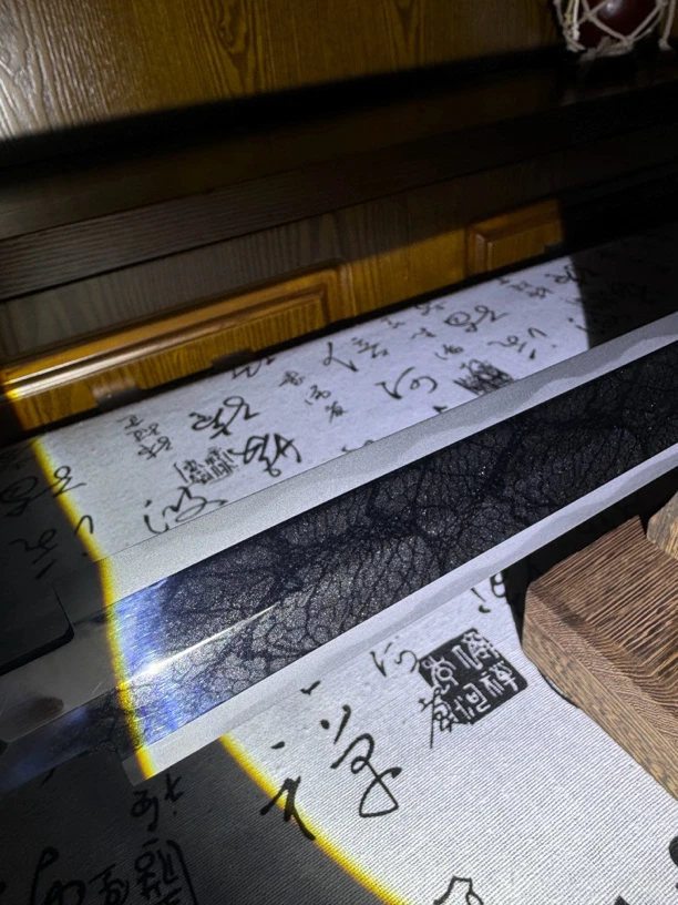 剑冠玉钢叶脉纹八面唐剑清剑汉剑