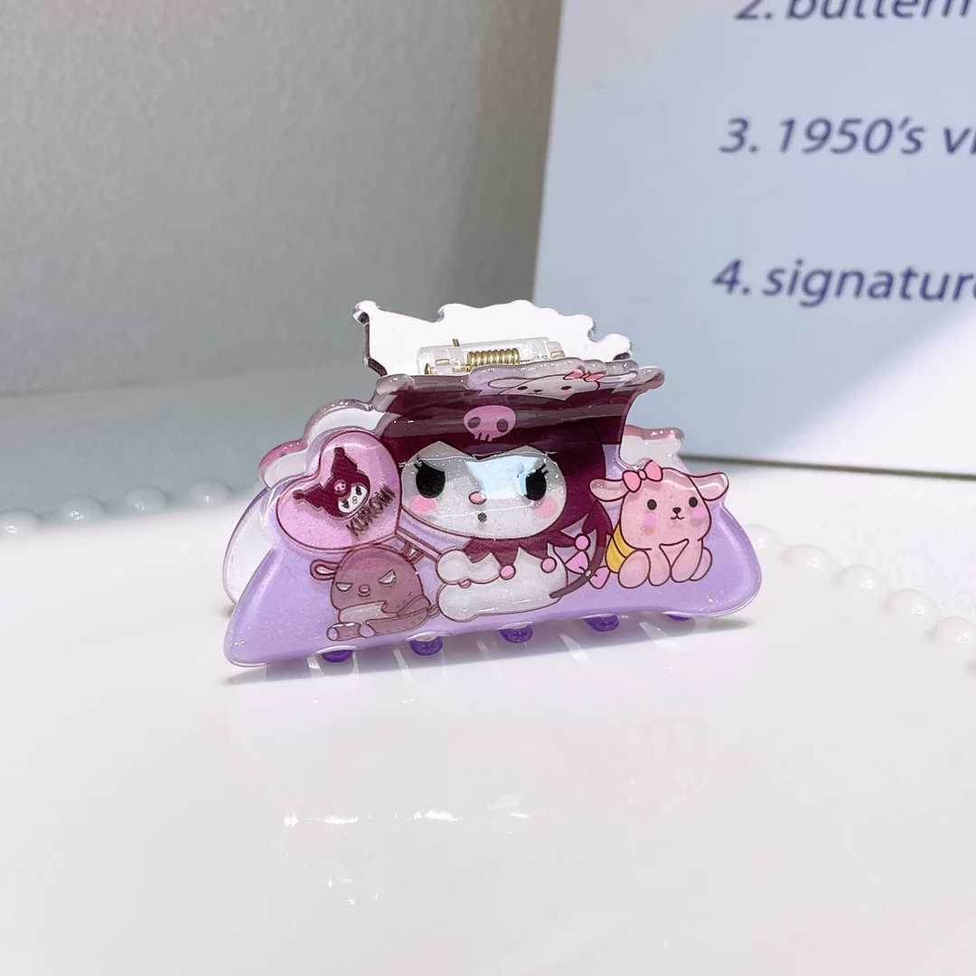 A-2185 紫库抓夹 发圈