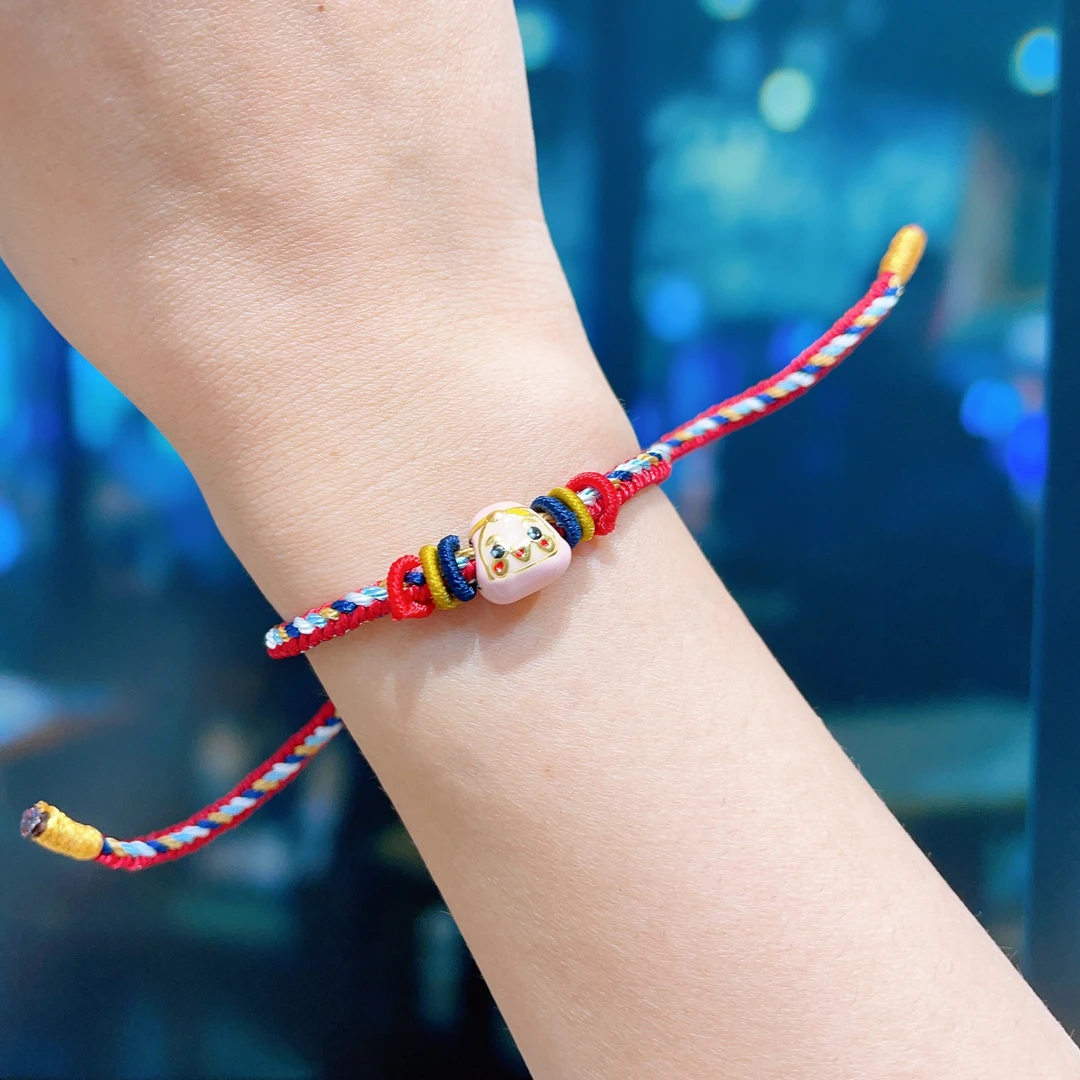 DW-125 1根粉色可爱粽子娃娃端午手链 3岁-成人   儿童发饰