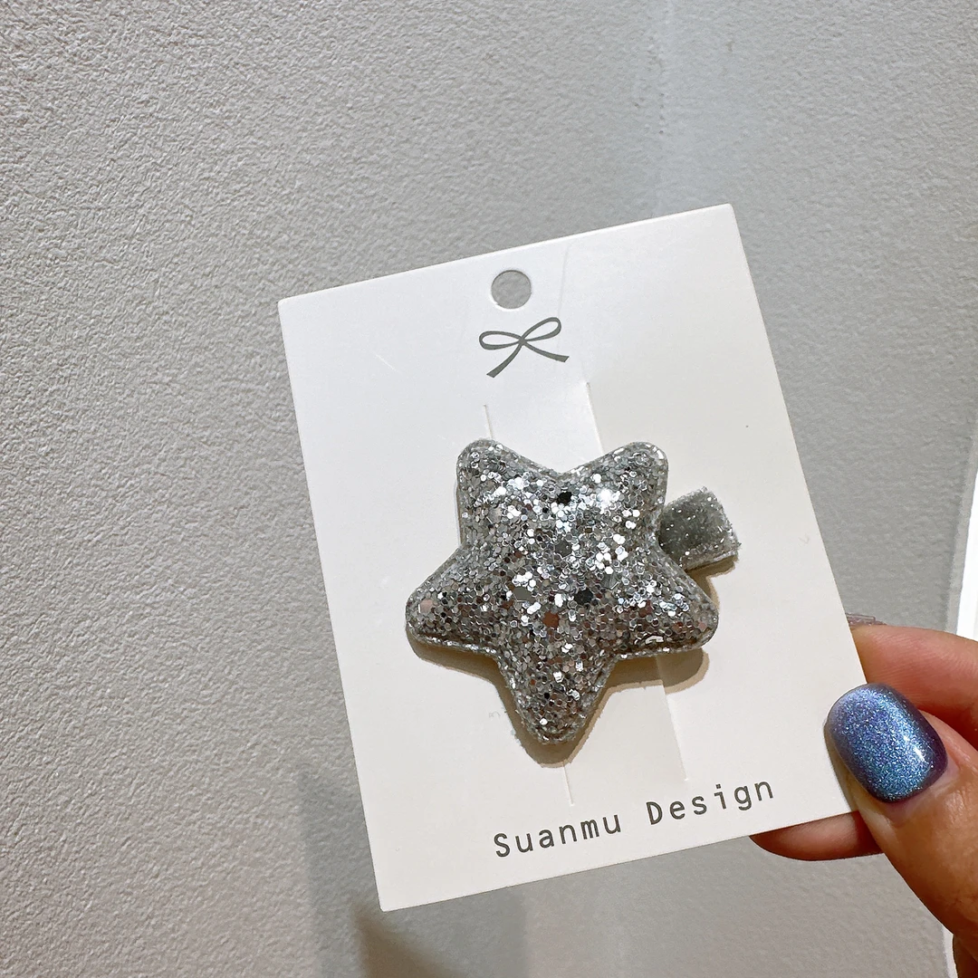 A-2482 mm 星星鸭嘴夹 发圈