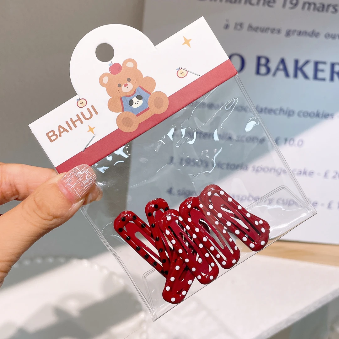 A-4841 h 1包8个掰掰夹 发圈