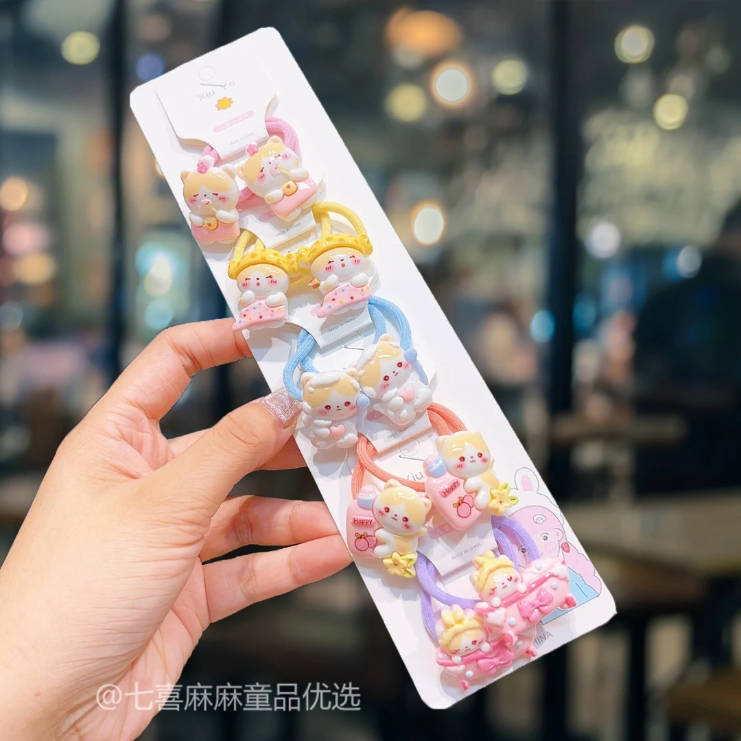 YS-6482 XY 5对小熊头绳  发饰