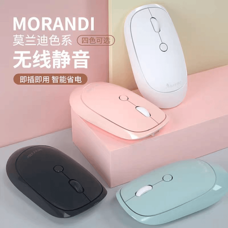 全新未使用 无线鼠标静音无声笔记本台式电脑家用办公男女生通用
