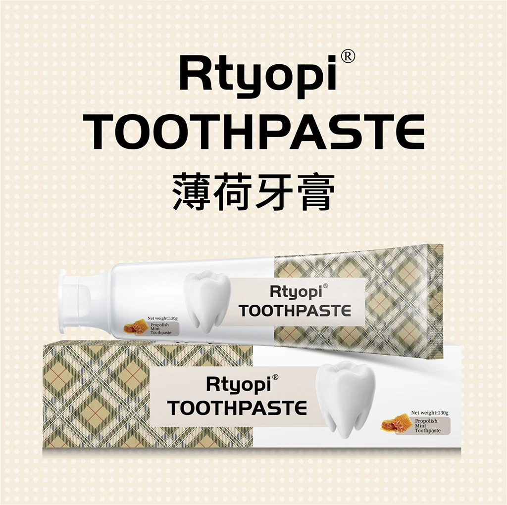 RTYOPI清新薄荷洁白牙膏
