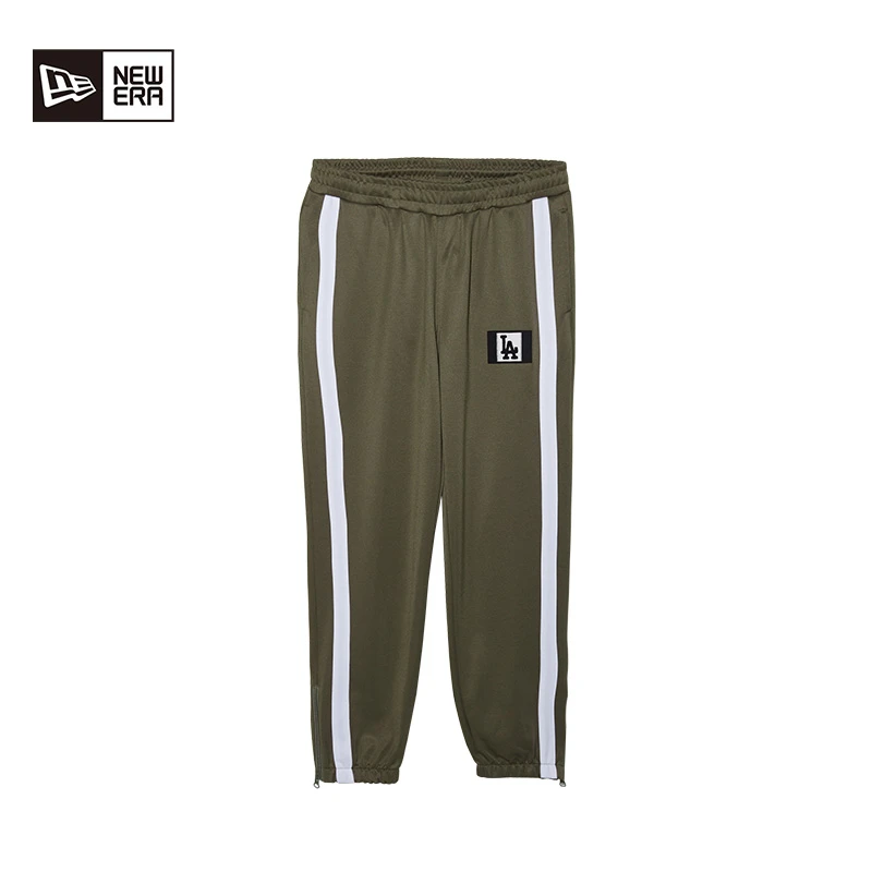 NEW ERA纽亦华春季新品运动风尚双层刺绣时尚运动长裤束脚