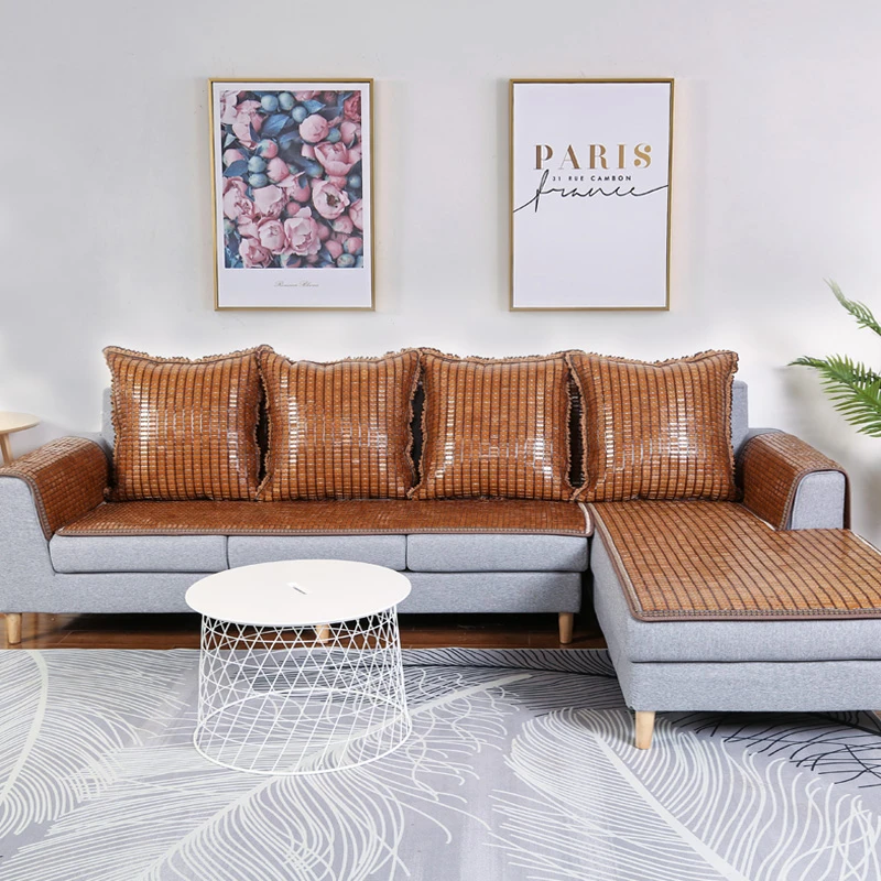 麻将凉席沙发垫夏季沙发垫凉席沙发垫防滑沙发垫定制