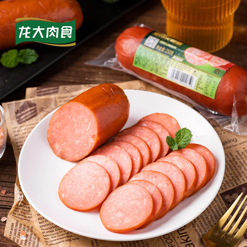 【龙大肉食】里昂火腿肠250g*6根
