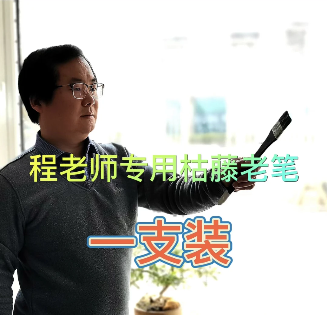 程老师专用枯藤老笔一支、11号猪鬃笔