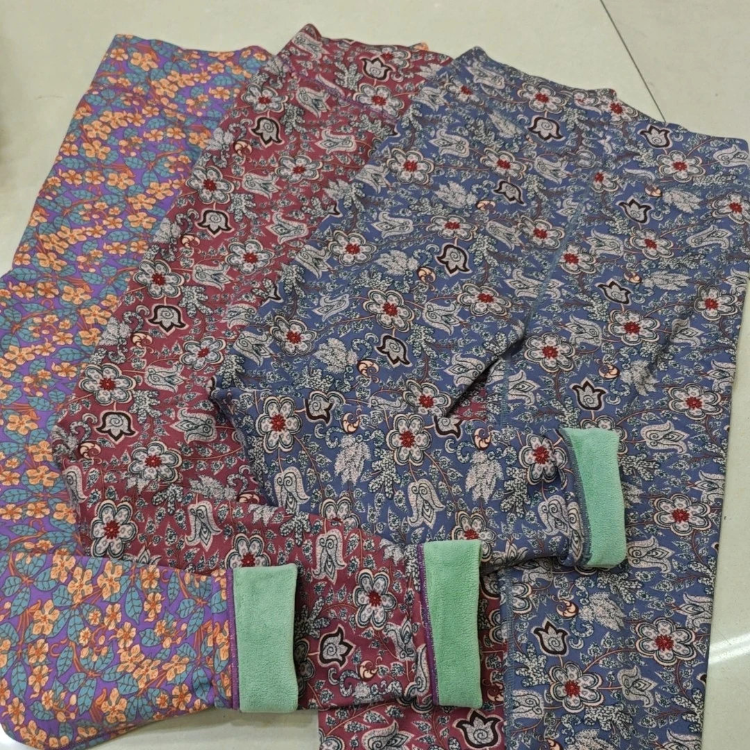 冬季新款保暖花棉裤68886