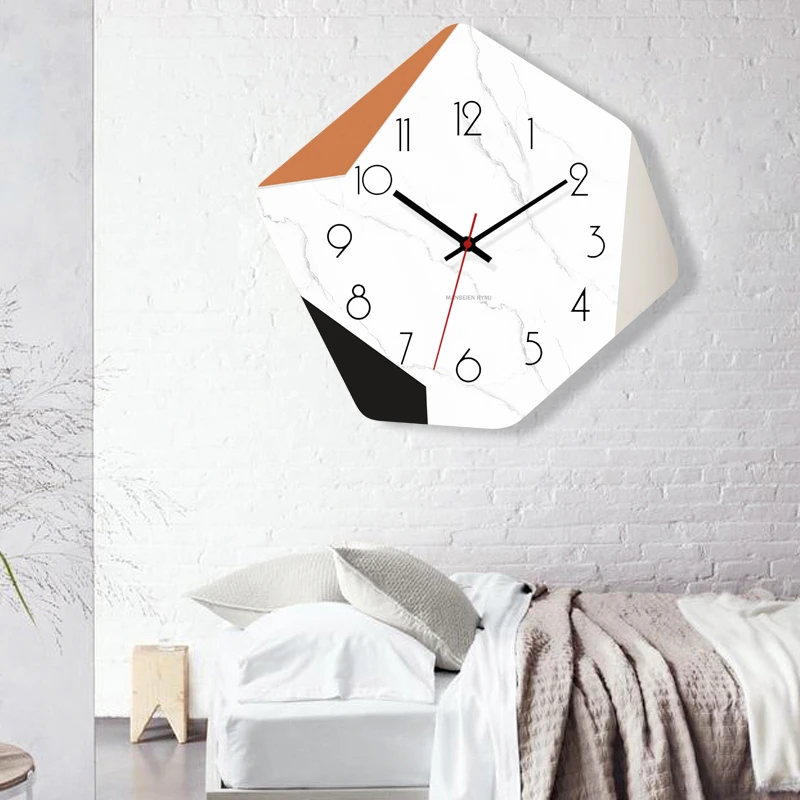极简创意挂钟客厅现代简约大气网红家用时尚钟表2024新款时钟挂墙