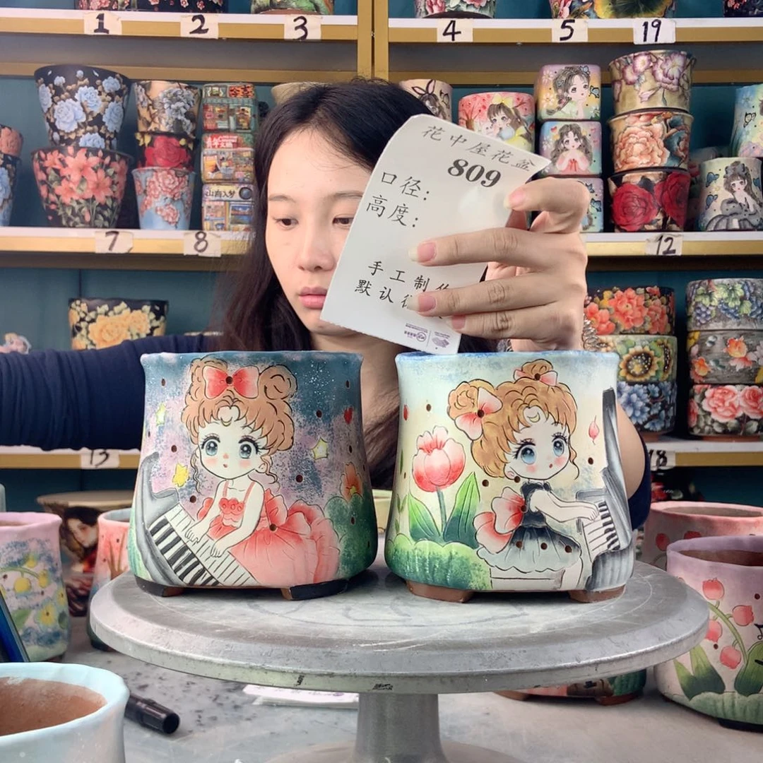 罐H****欢景德镇手工瑕疵809