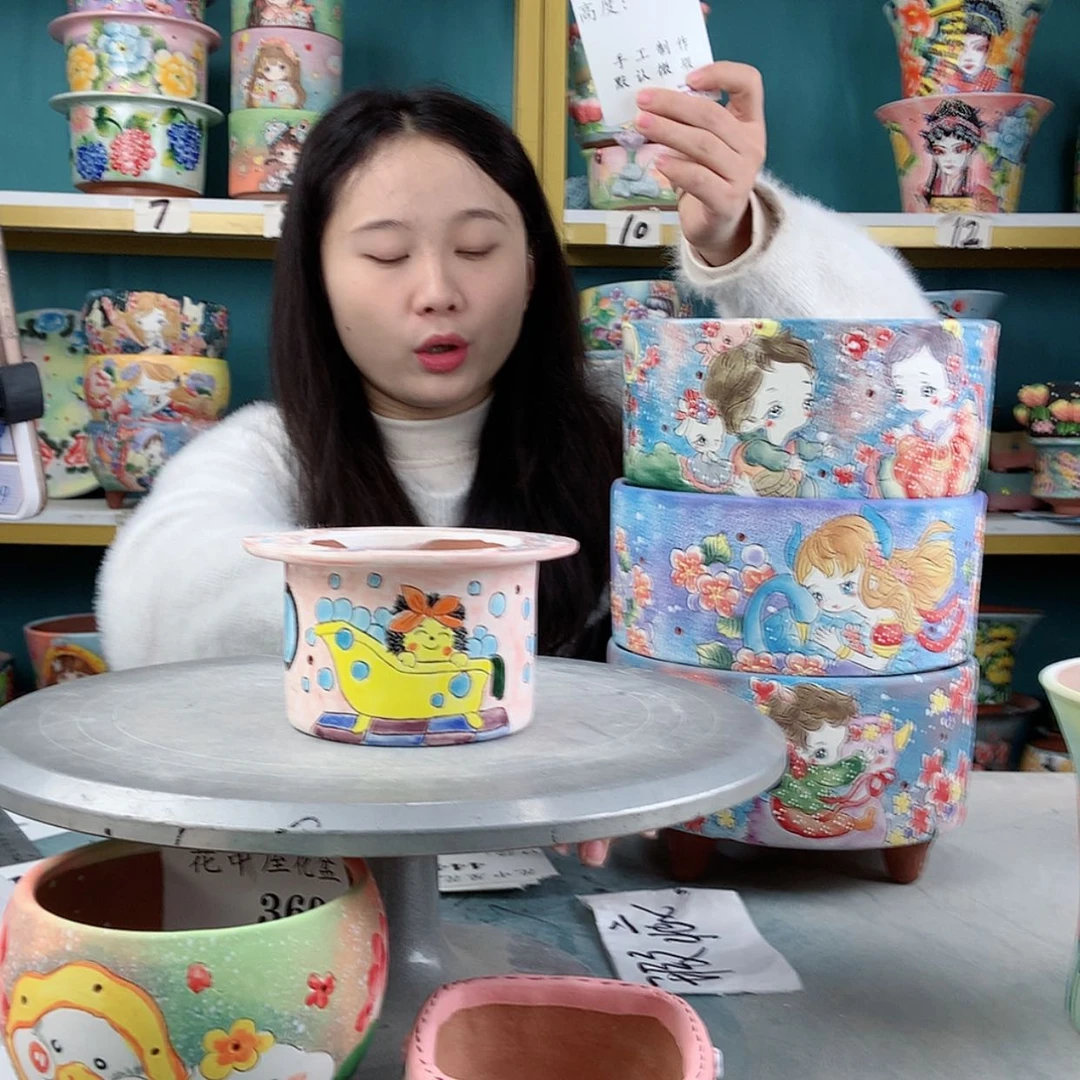 【闪购商品】陶瓷罐微瑕443画面不同