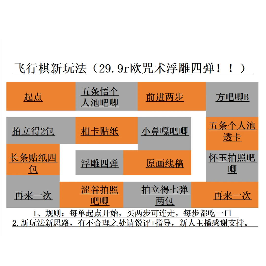 【YY】咒术回战飞行棋玩法！！（代拆）