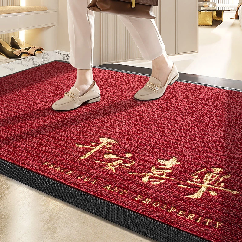 入户门垫新款进门地垫玄关门口耐脏出入平安入门乔迁地毯脚垫子
