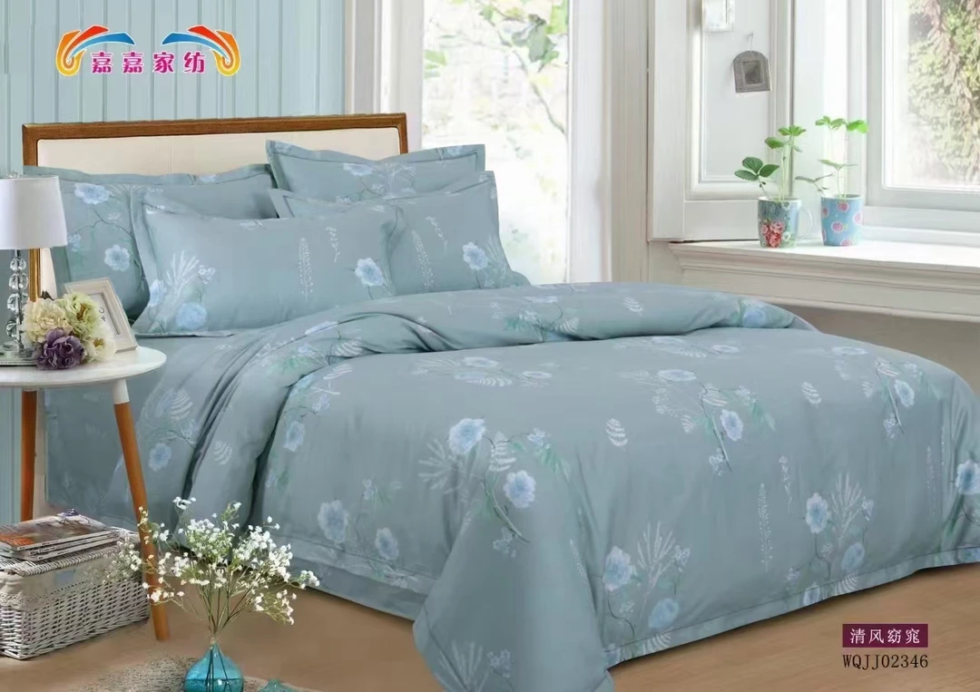 嘉嘉家纺清风窈窕印花四件套